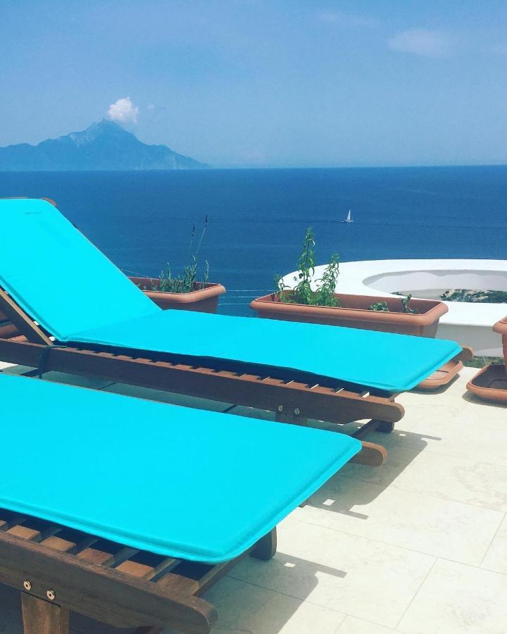 Villa Ulyana Kriaritsi - Athos Sea View & Spa Екстериор снимка