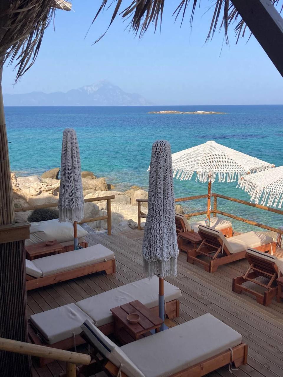 Villa Ulyana Kriaritsi - Athos Sea View & Spa Екстериор снимка